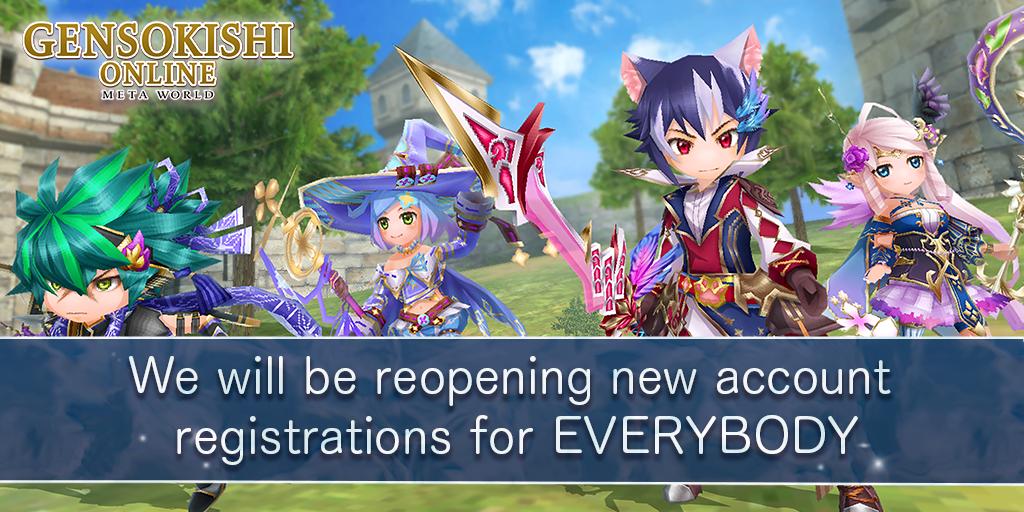 We will be reopening new account registrations for EVERYBODY.