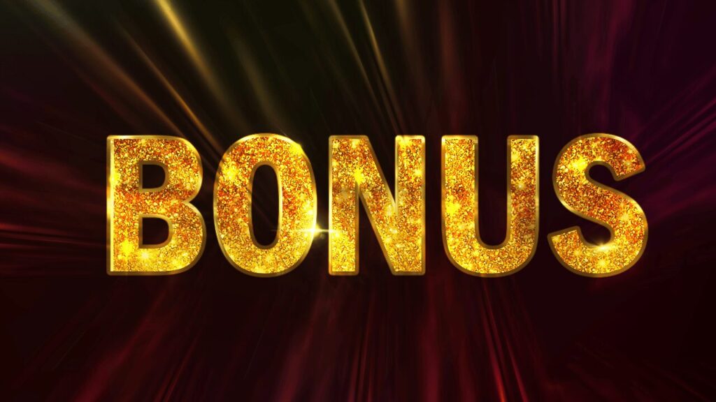 bonusの文字