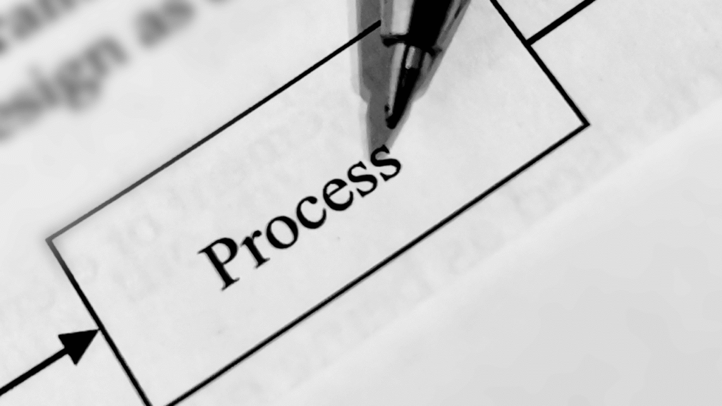 processの文字とペン