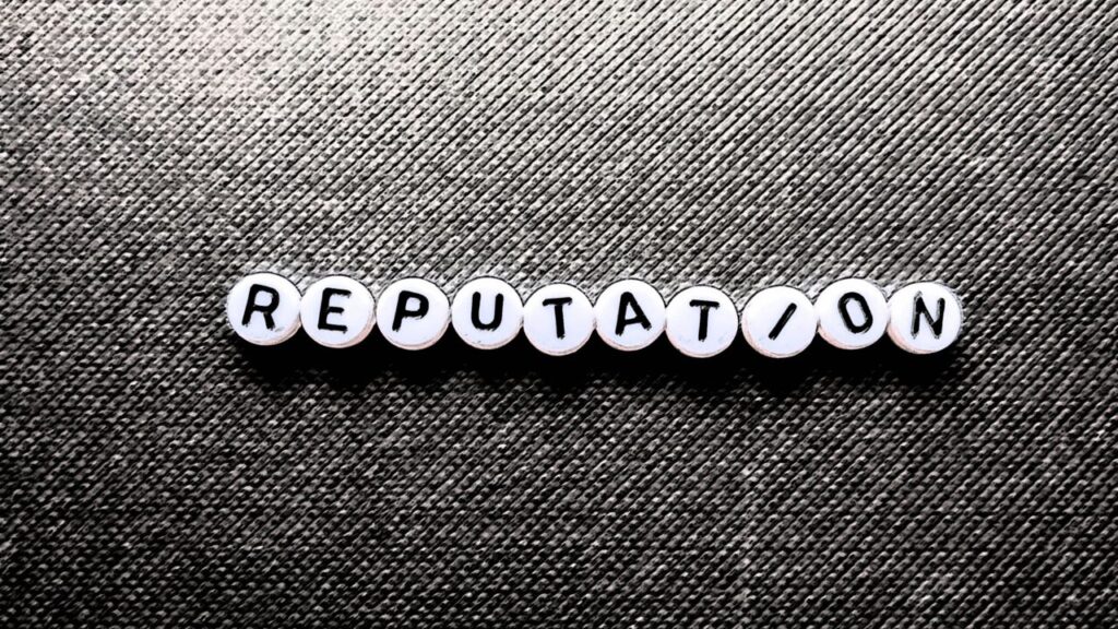 reputationの文字