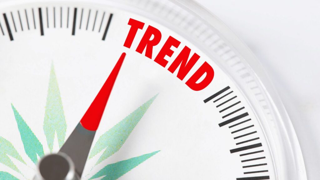 trendと書かれたメモリ