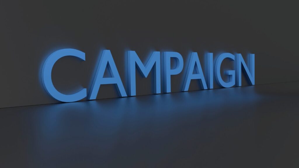 campaignの文字