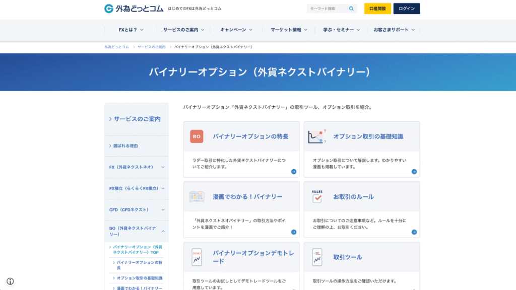 外貨ネクストバイナリー(外為どっとコム)公式サイト