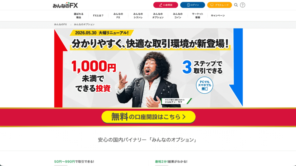 みんなのオプション(トレイダーズ証券)公式サイト