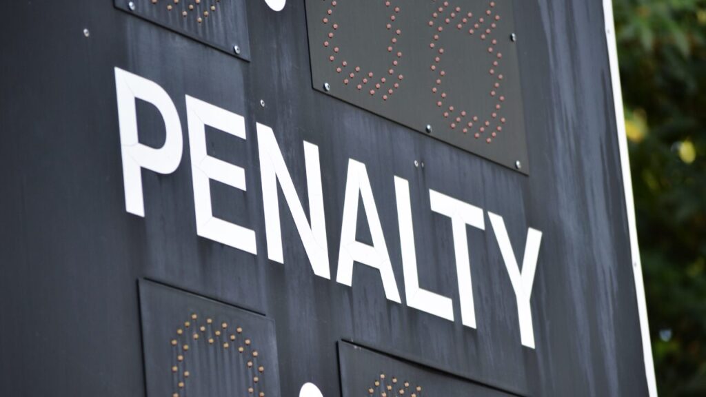 penaltyの文字