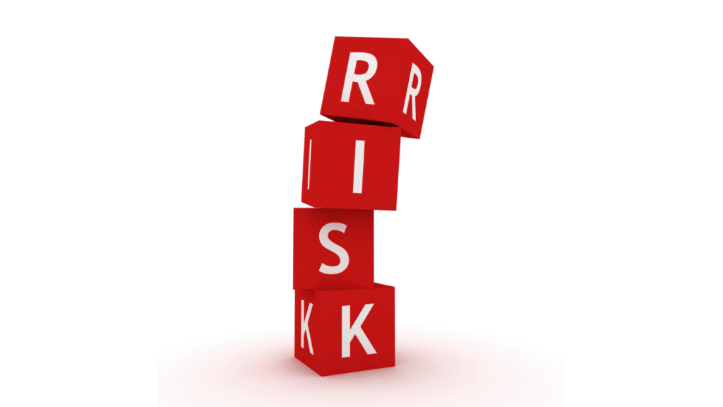 riskと書かれたブロック