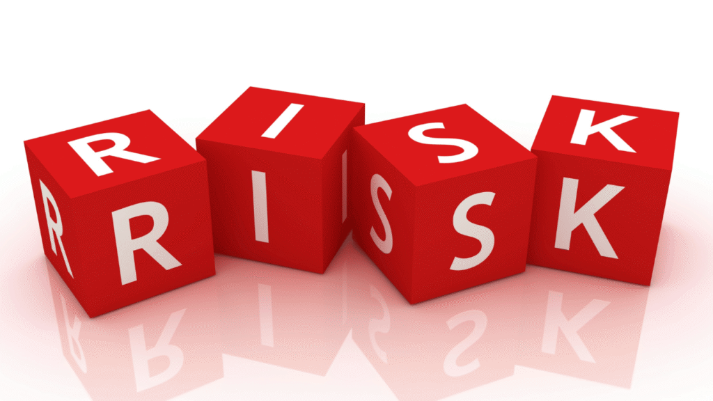 riskと書かれたブロック