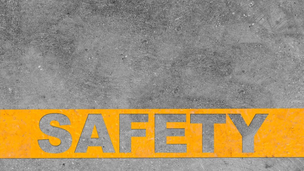 safetyの文字
